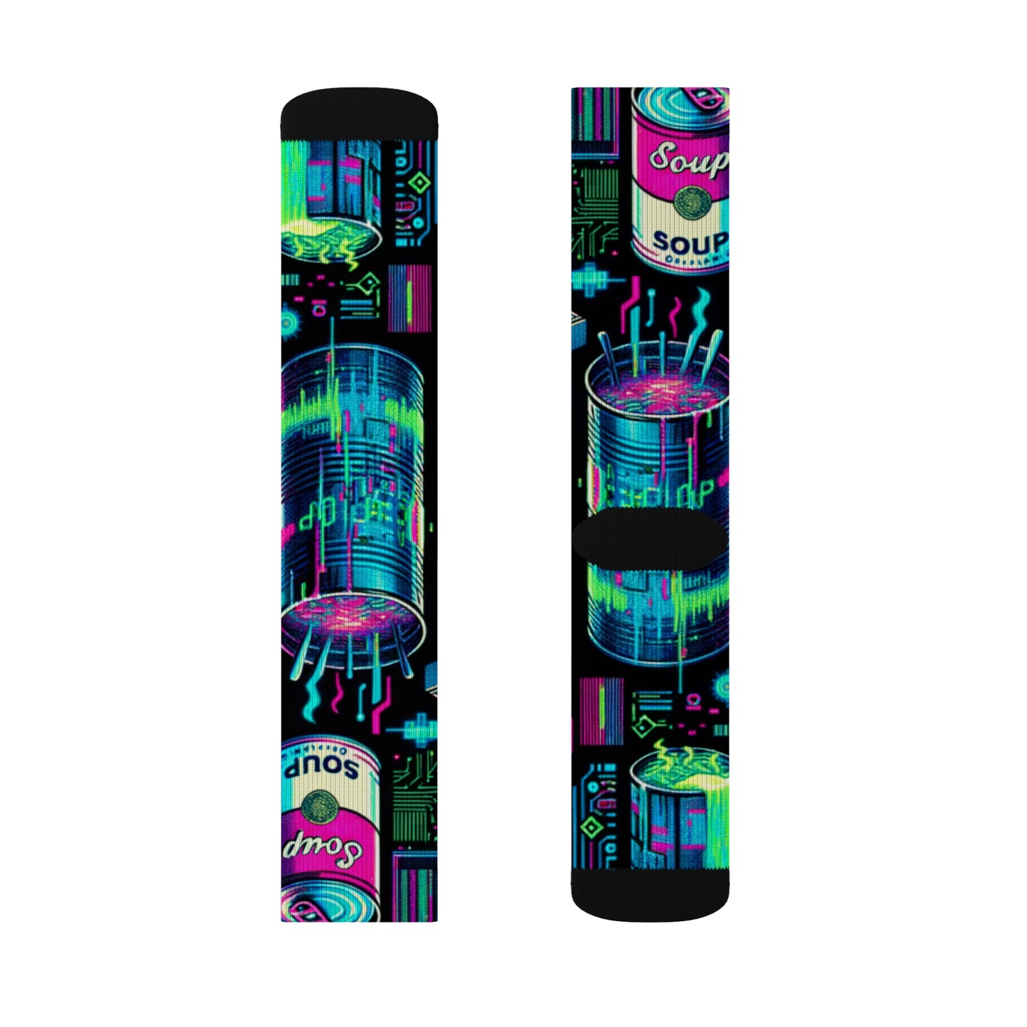 Neon Broth- Soupy Socks