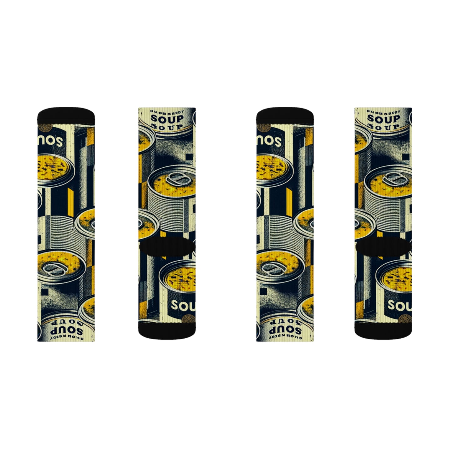 Canned Whimsy- Soupy Socks