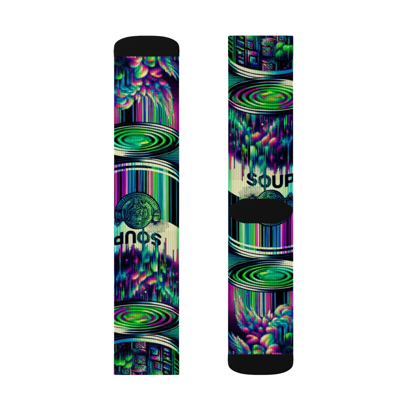 Pixelated Stew- Soupy Socks