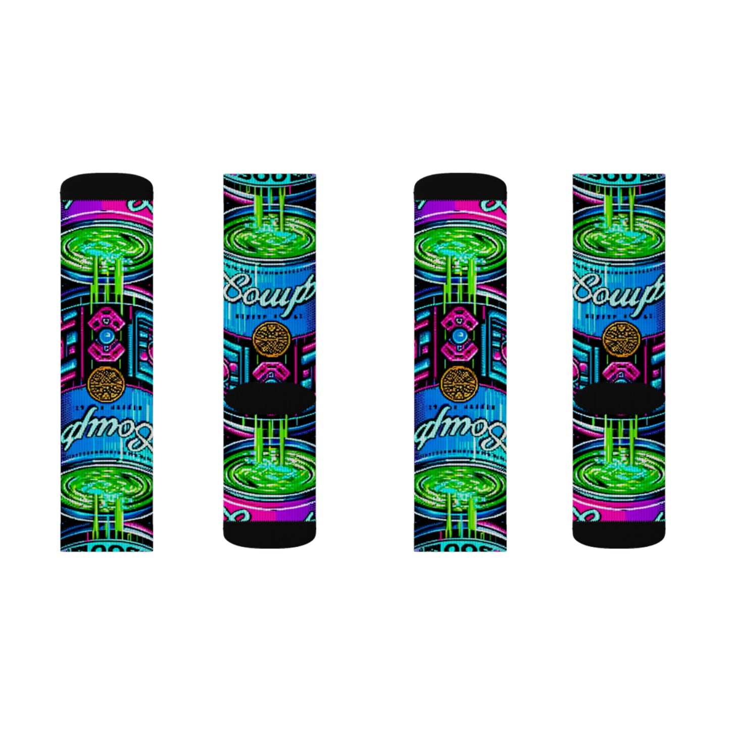 Neon Broth- Soupy Socks