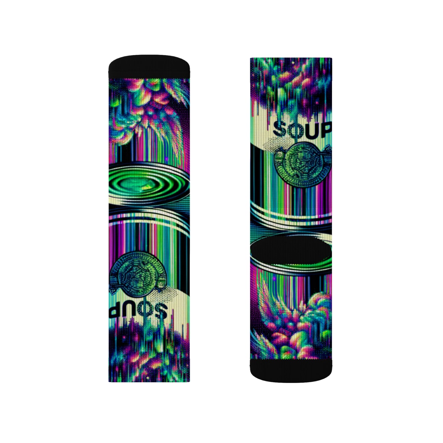 Pixelated Stew- Soupy Socks