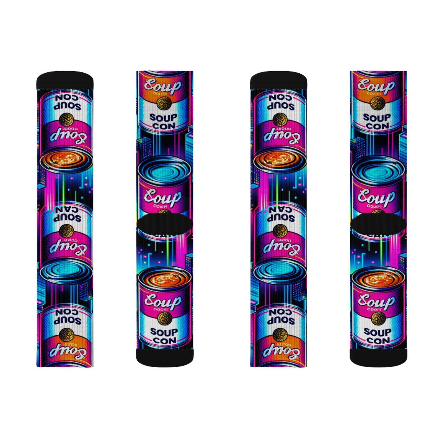 Bowl of Neon- Soupy Socks