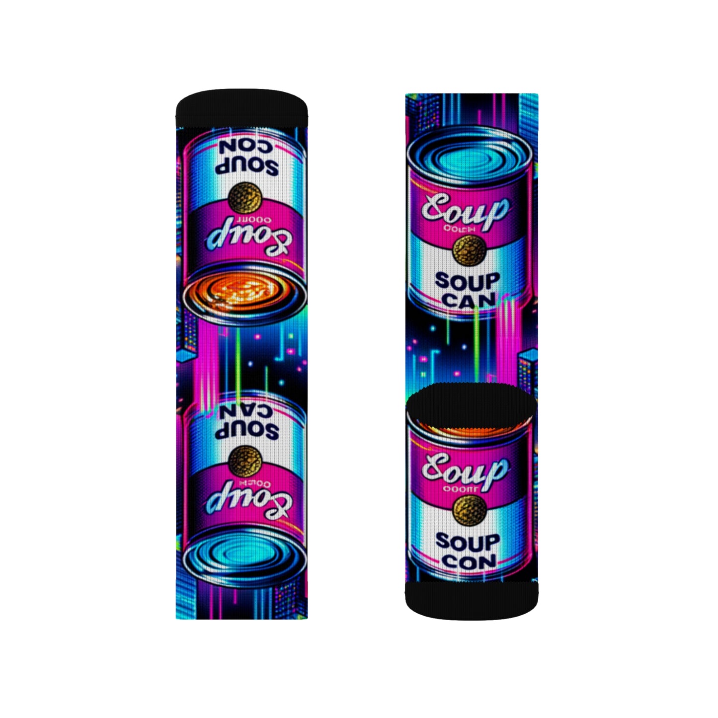 Bowl of Neon- Soupy Socks