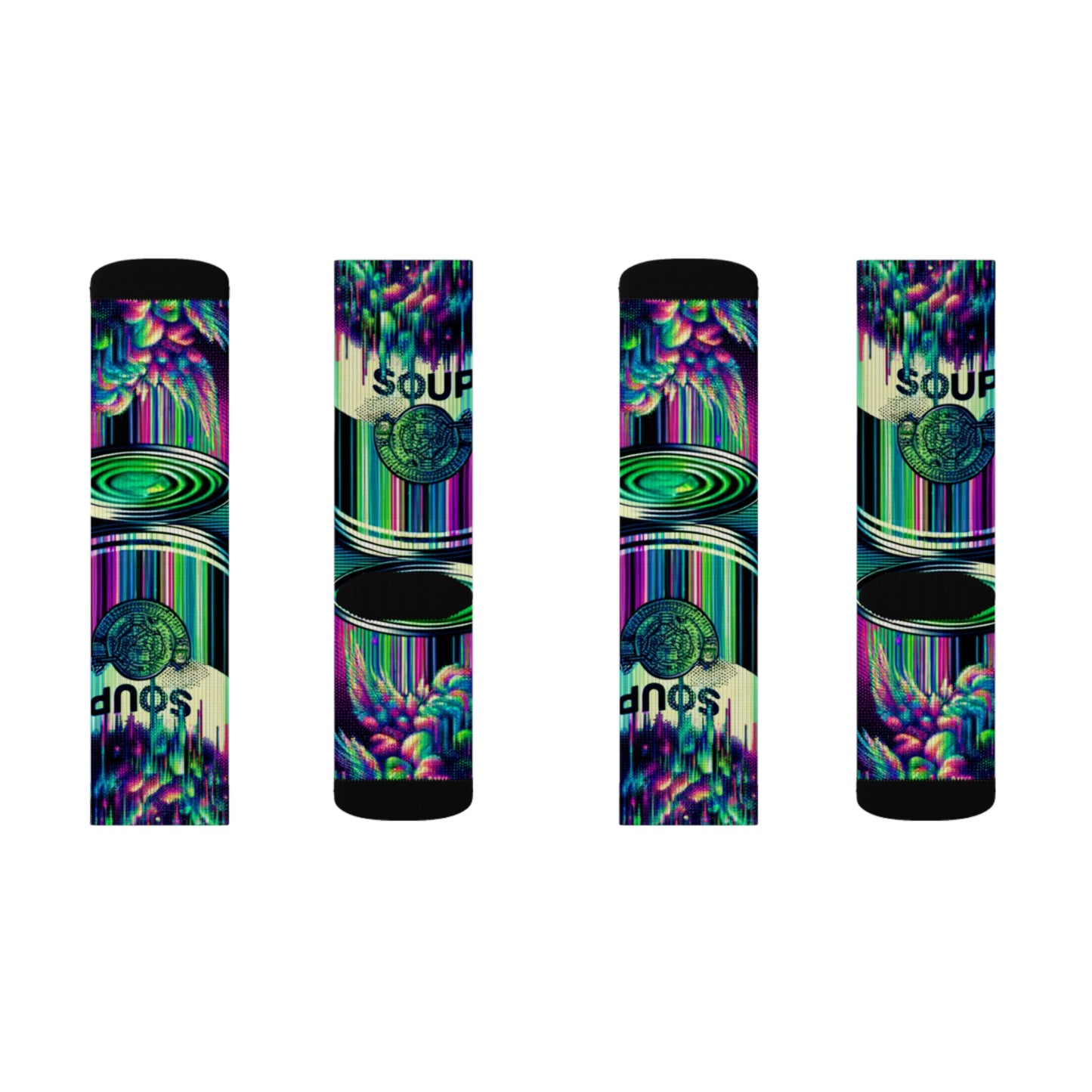 Pixelated Stew- Soupy Socks