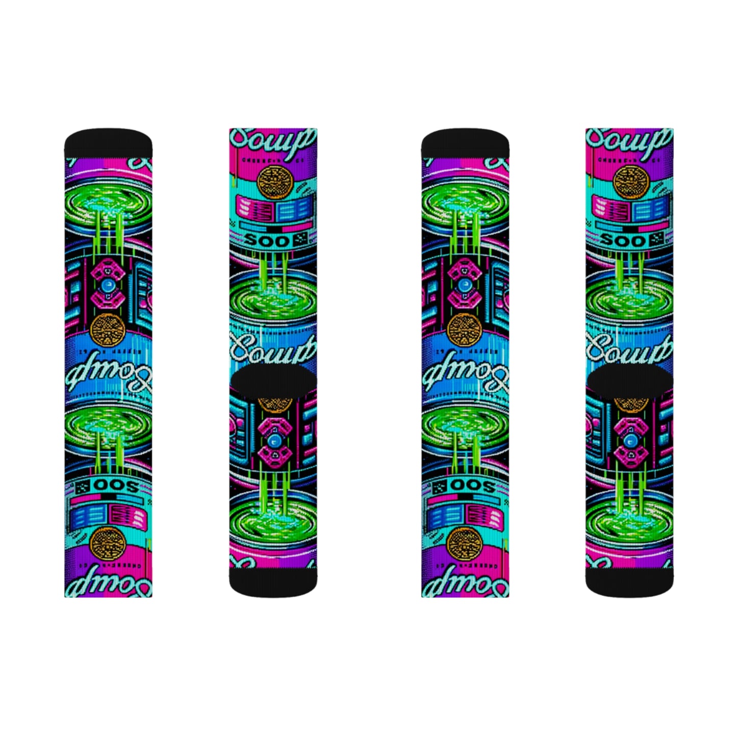 Neon Broth- Soupy Socks