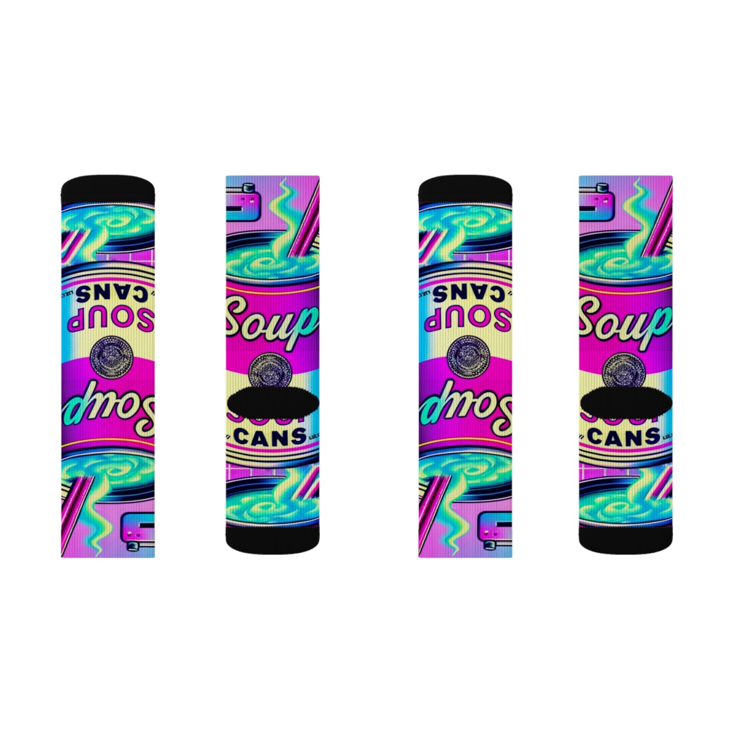 Neon Broth- Soupy Socks