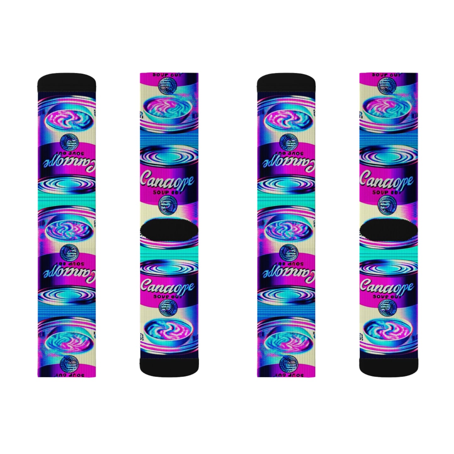Canned Whimsy- Soupy Socks