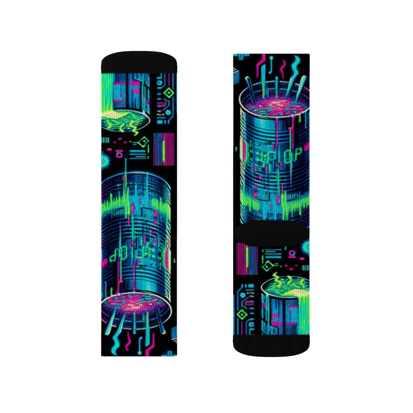 Neon Broth- Soupy Socks