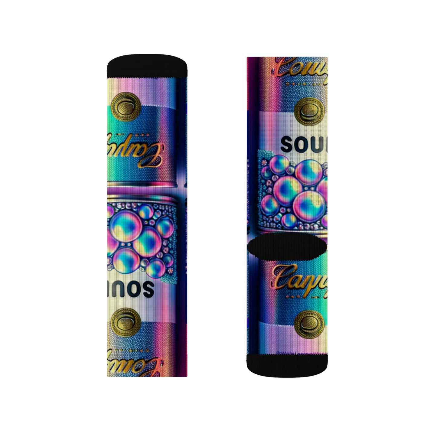 Canned Whimsy- Soupy Socks
