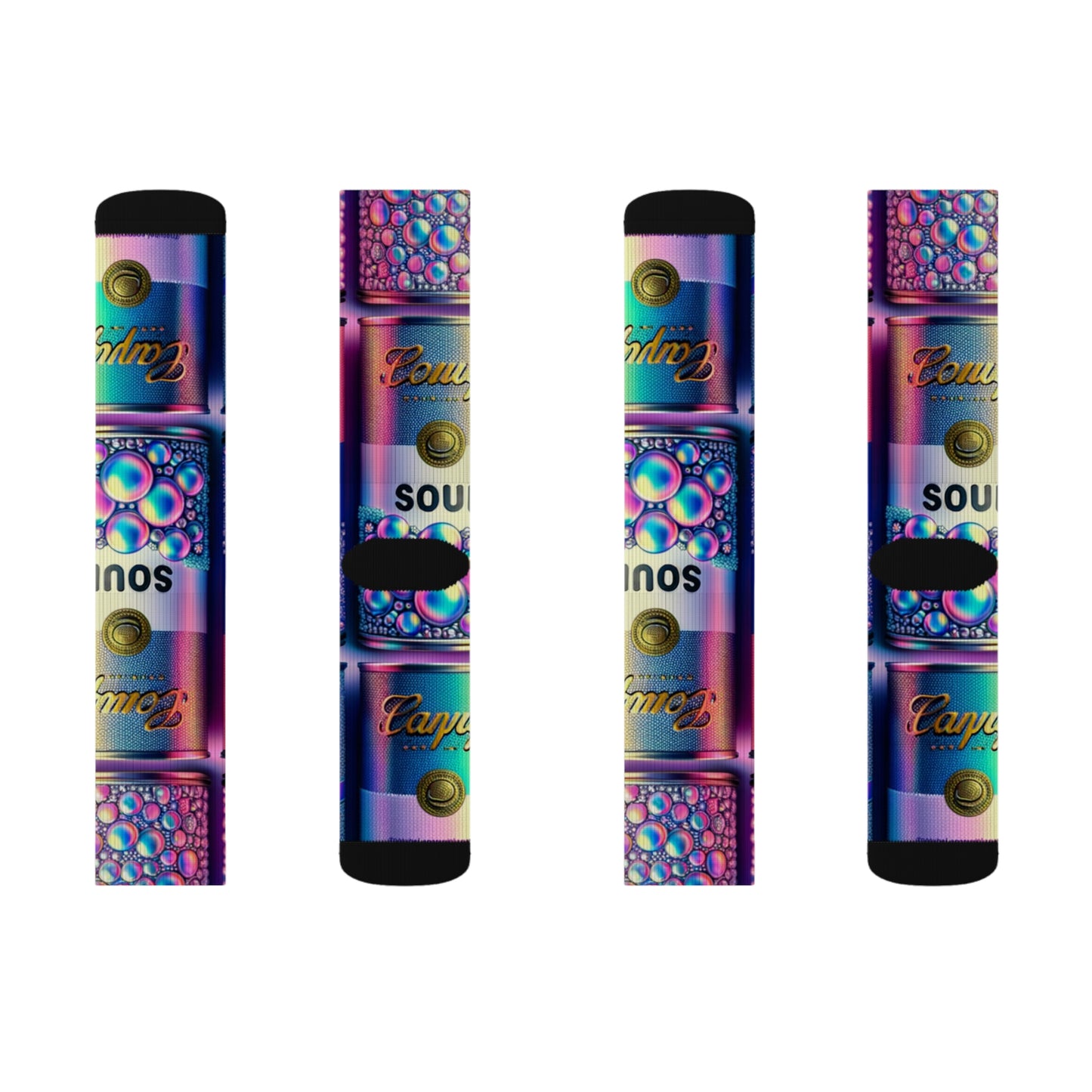 Canned Whimsy- Soupy Socks