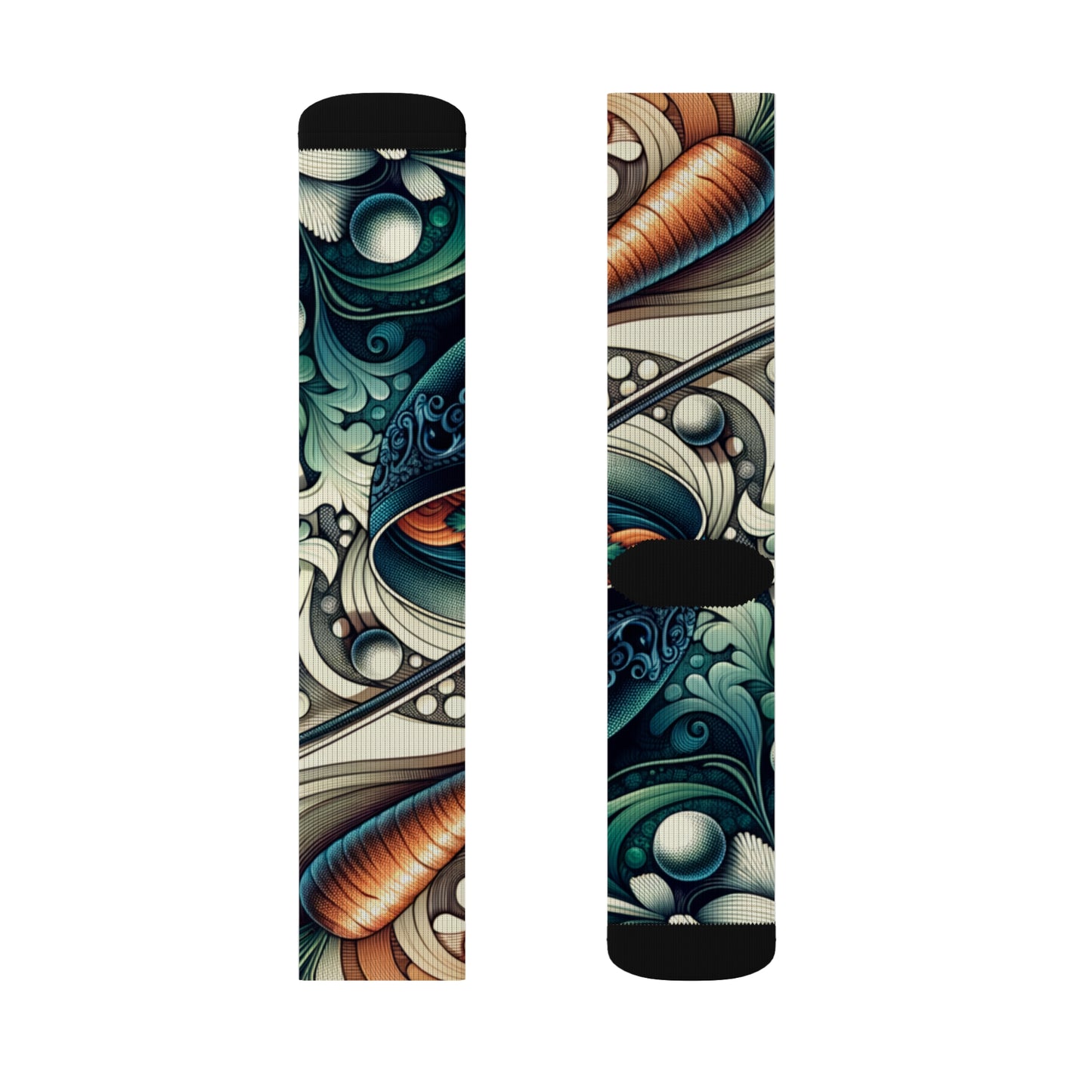 Whimsical Soupy Elegance- Soupy Socks