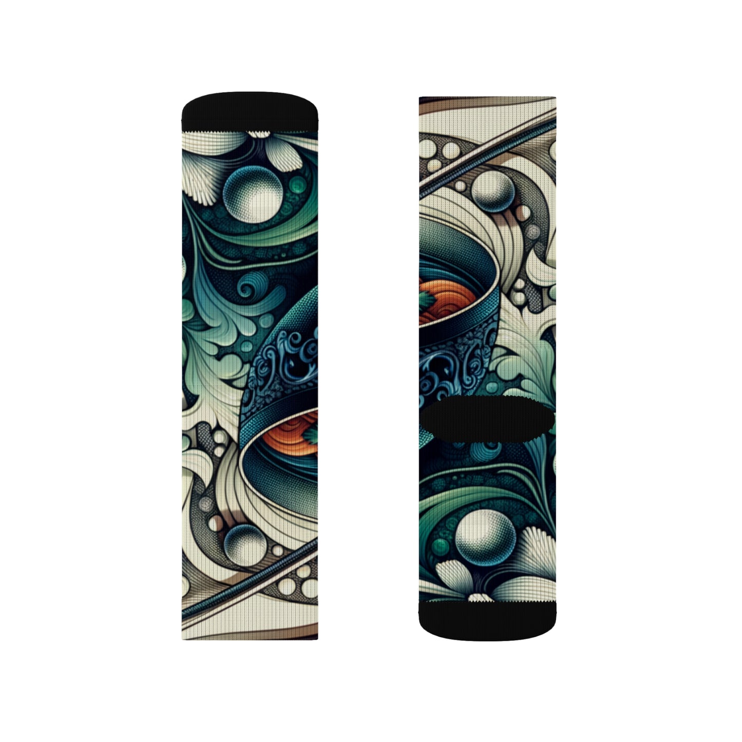 Whimsical Soupy Elegance- Soupy Socks