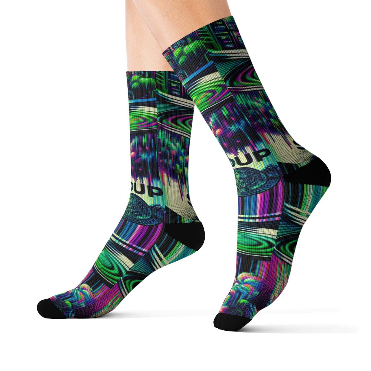 Pixelated Stew- Soupy Socks