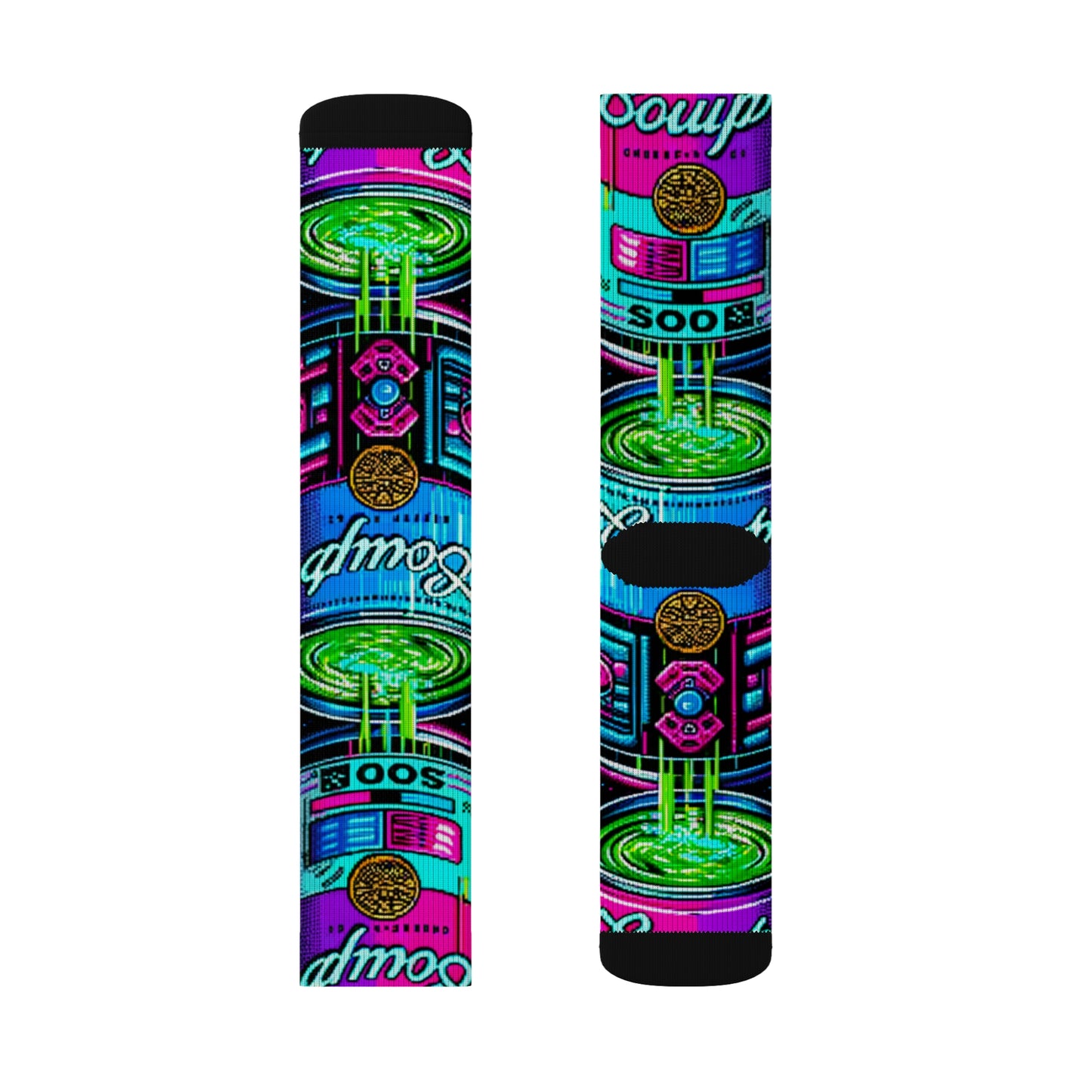 Neon Broth- Soupy Socks