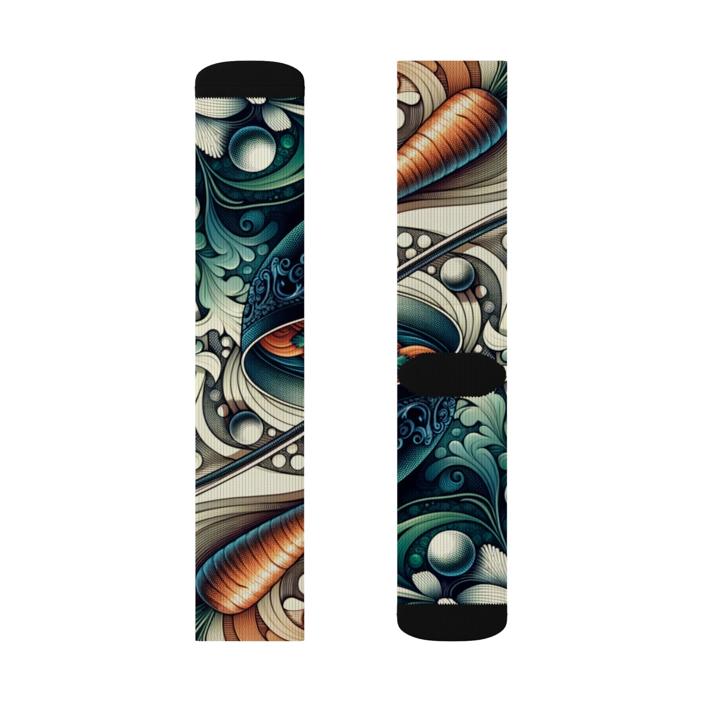 Whimsical Soupy Elegance- Soupy Socks
