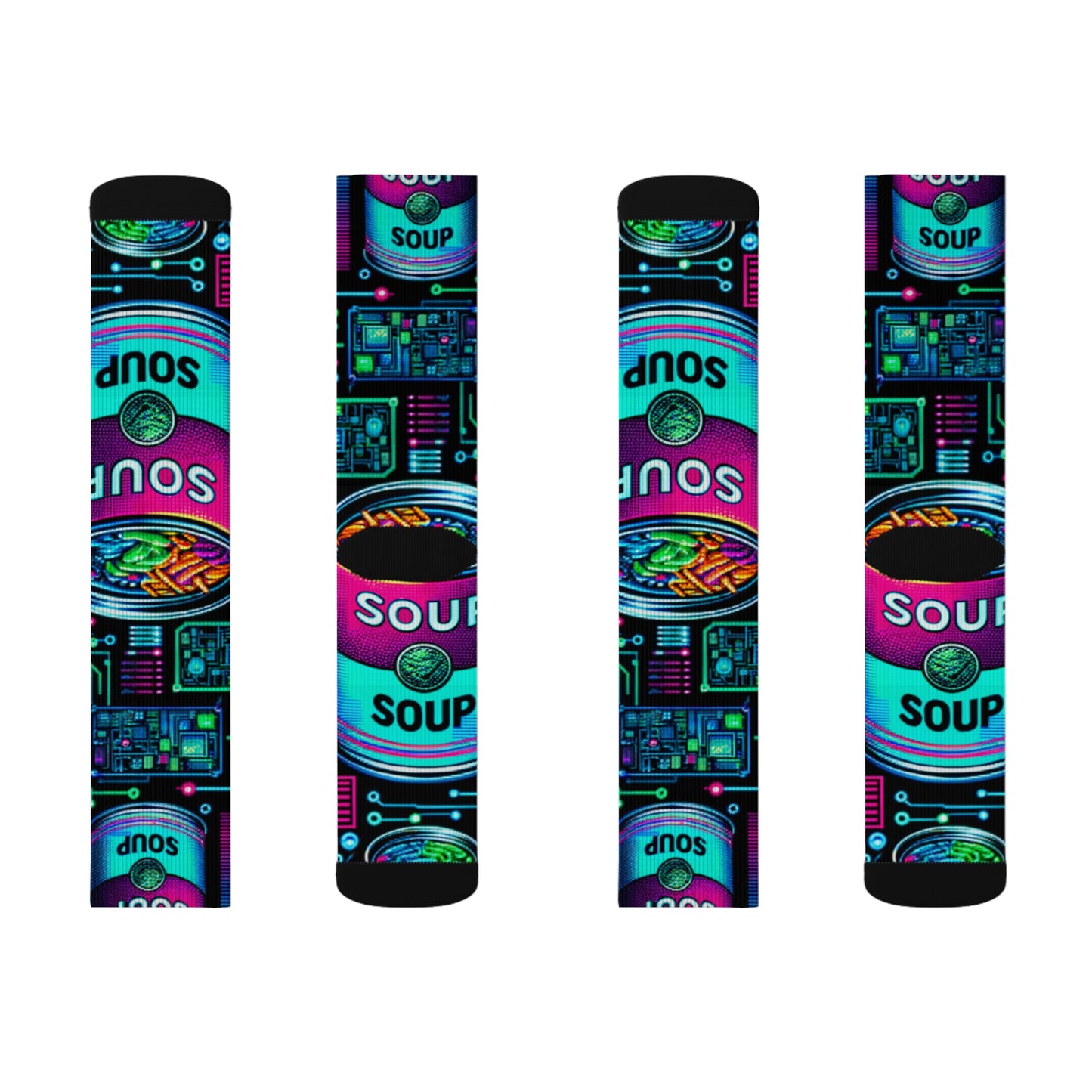 Circuit Delight- Soupy Socks