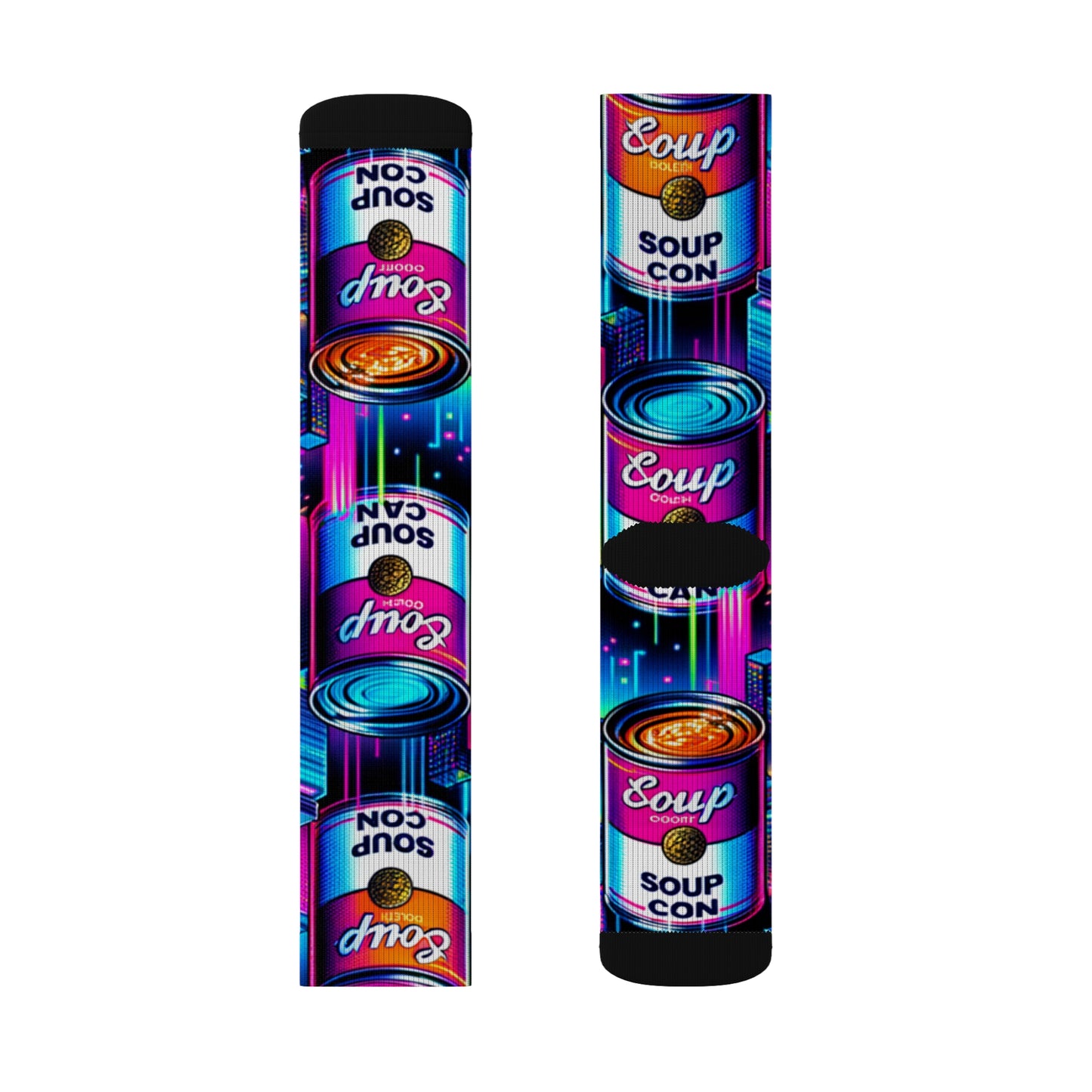 Bowl of Neon- Soupy Socks