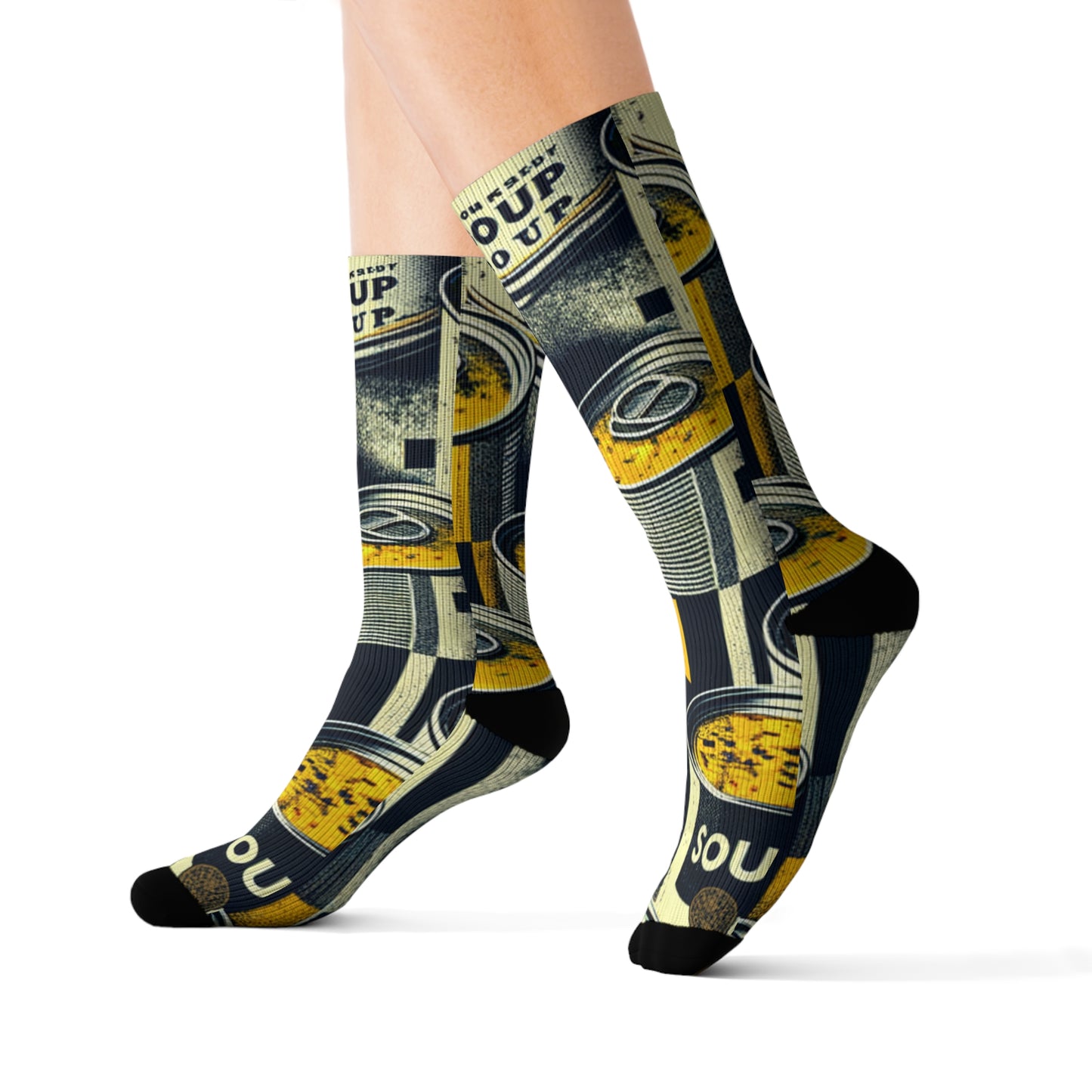 Canned Whimsy- Soupy Socks