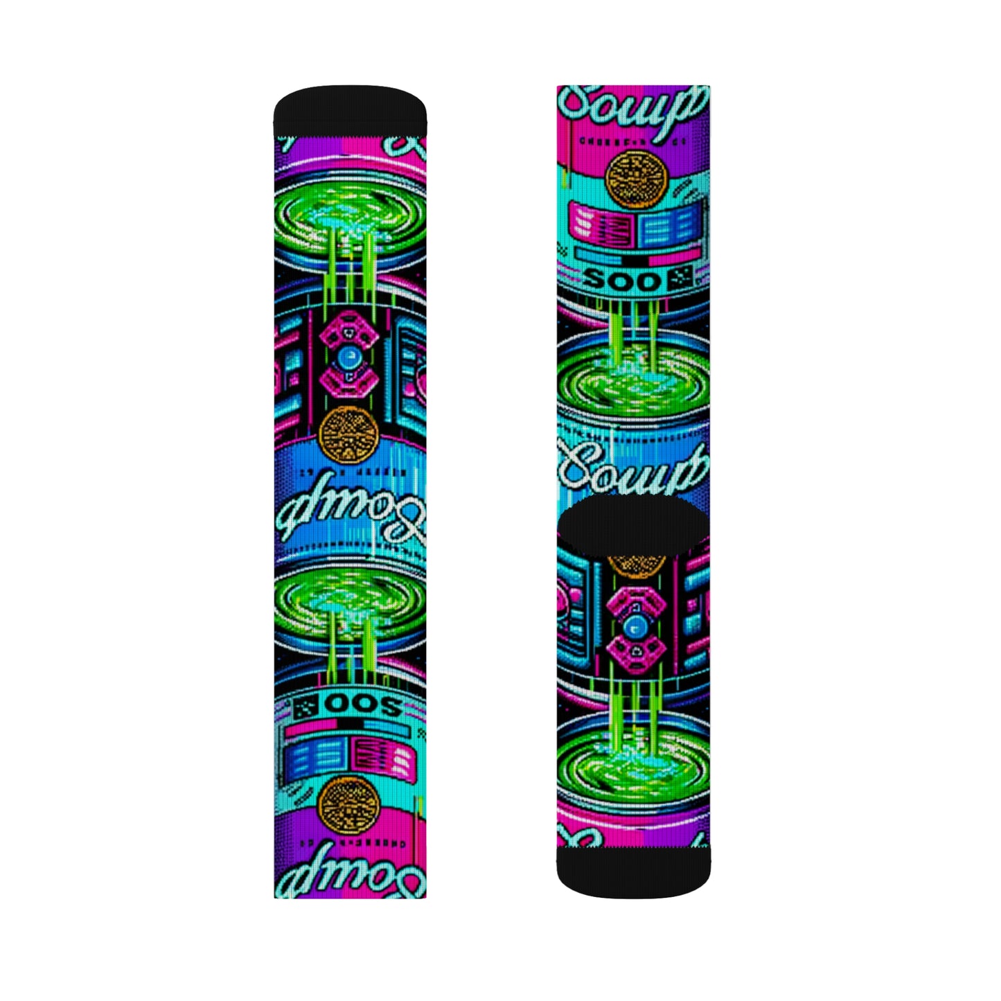 Neon Broth- Soupy Socks