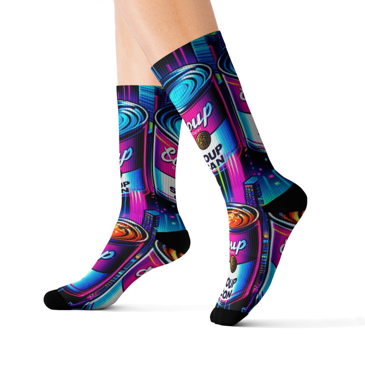 Bowl of Neon- Soupy Socks