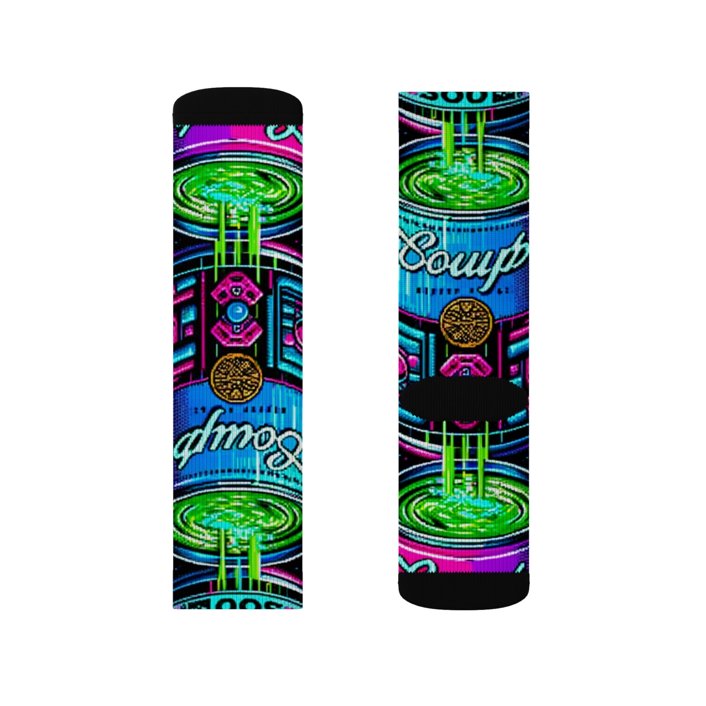 Neon Broth- Soupy Socks