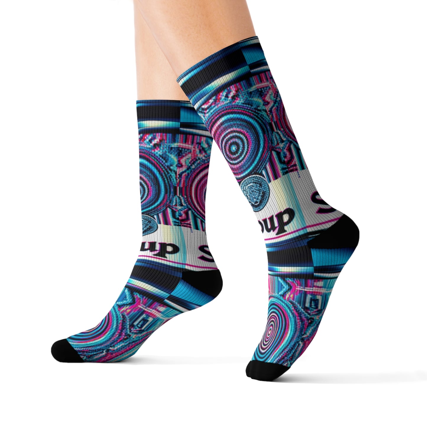Glitchy Broth- Soupy Socks