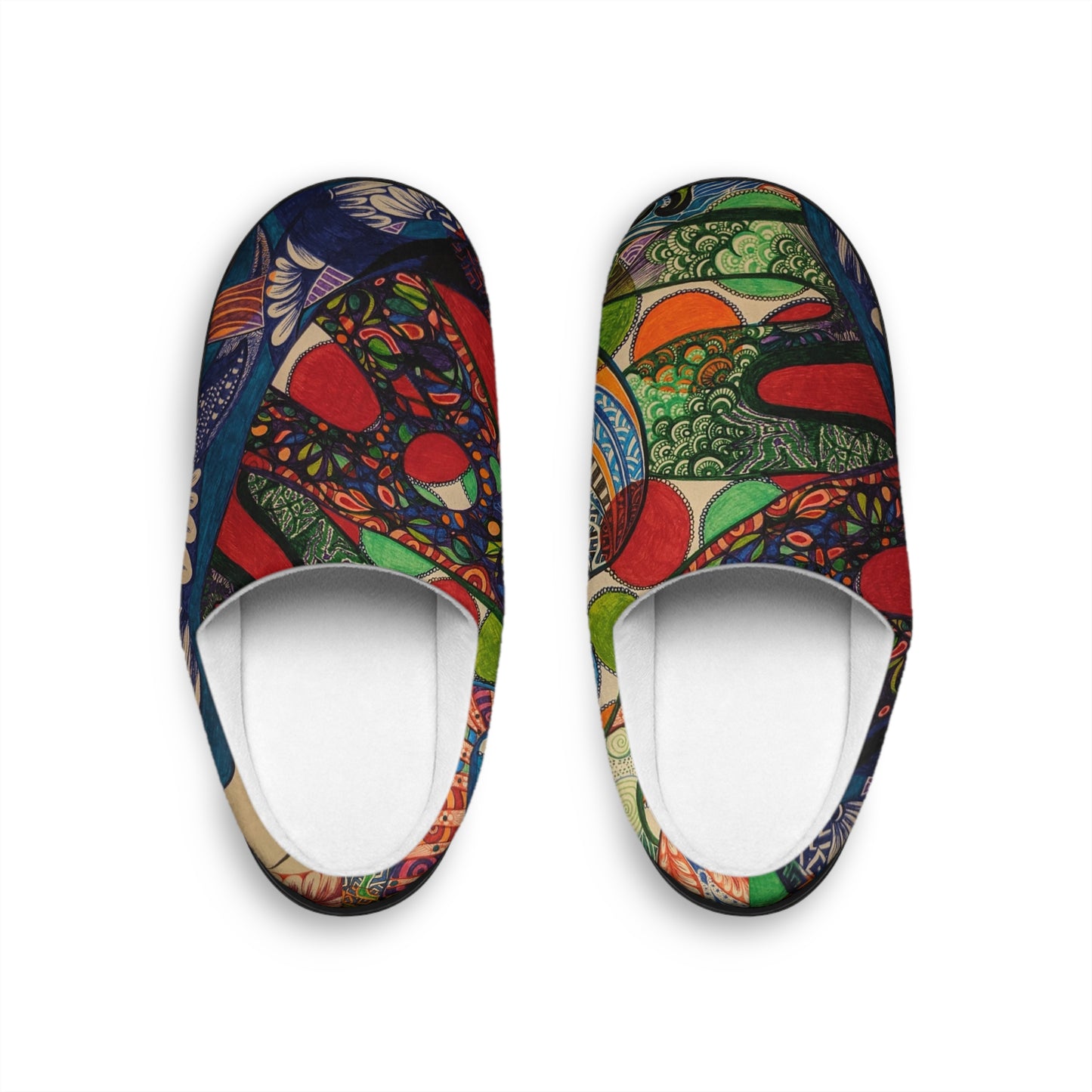 Wonderland Slippers - ZenTangles by Goldy