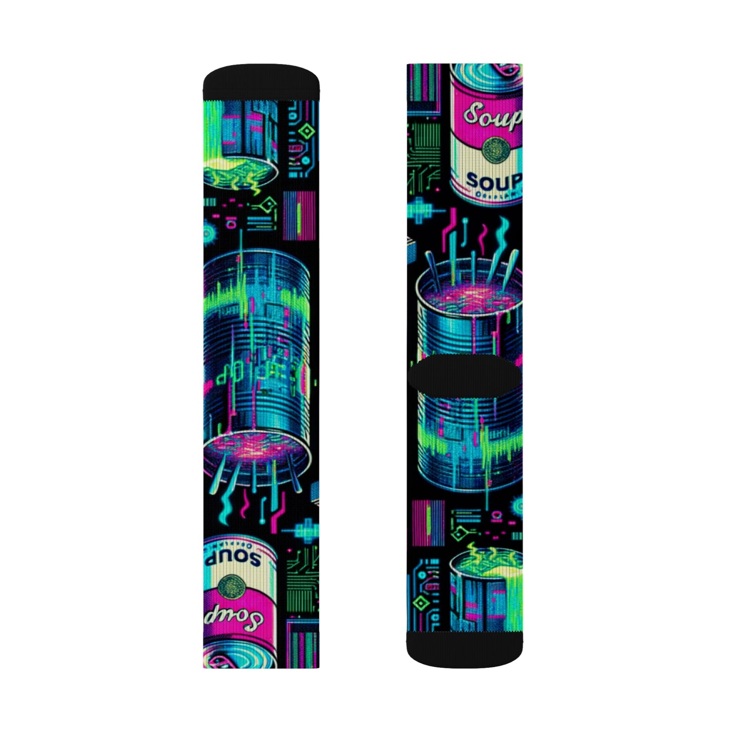 Neon Broth- Soupy Socks