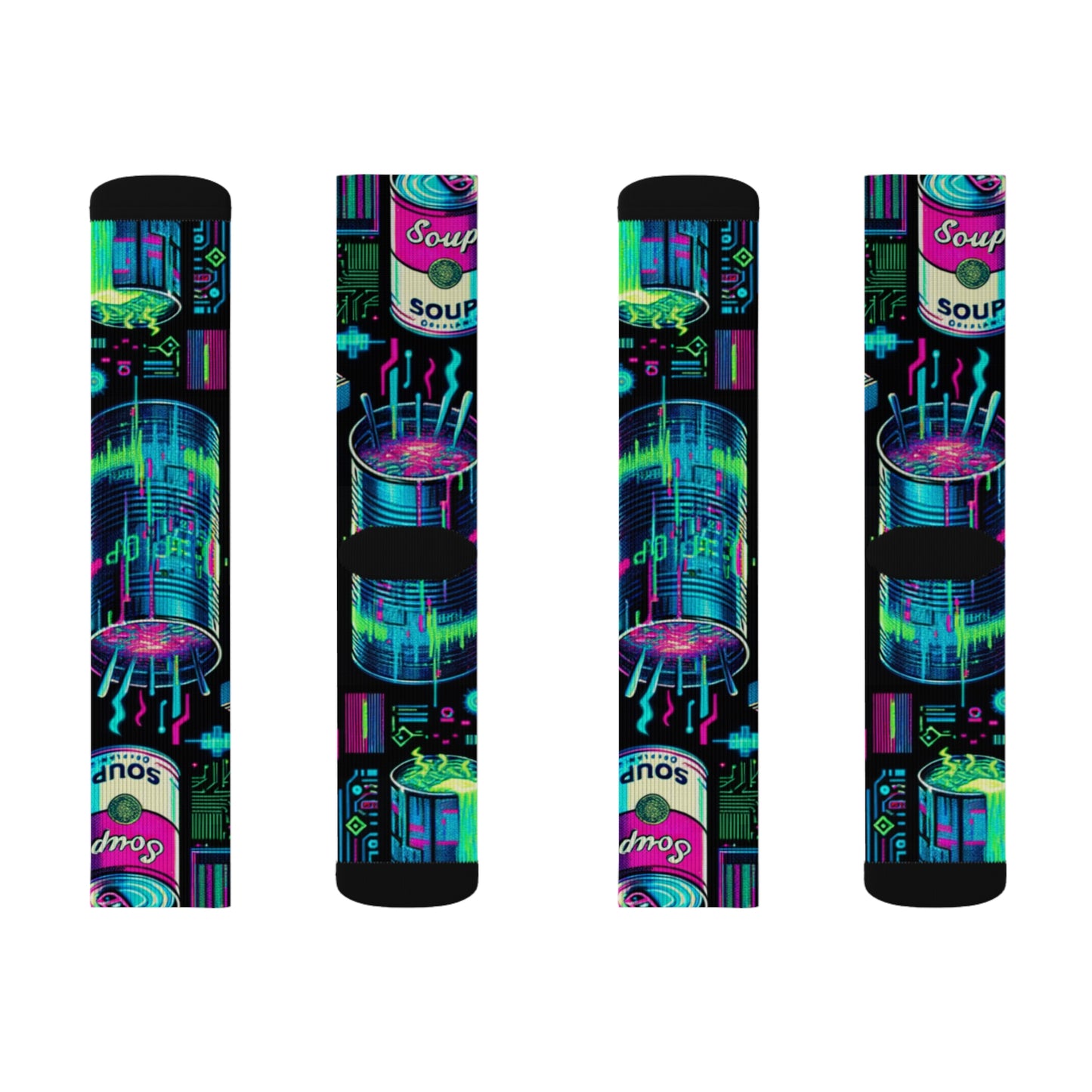 Neon Broth- Soupy Socks