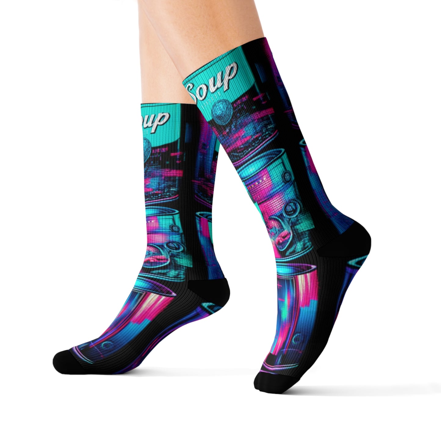 Neon Broth- Soupy Socks