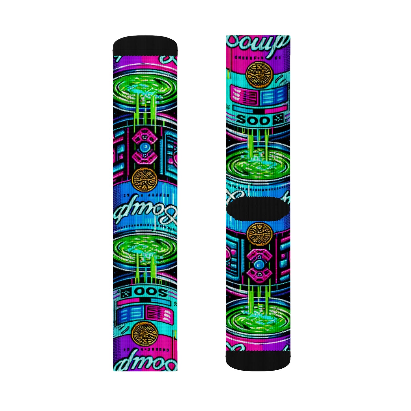 Neon Broth- Soupy Socks