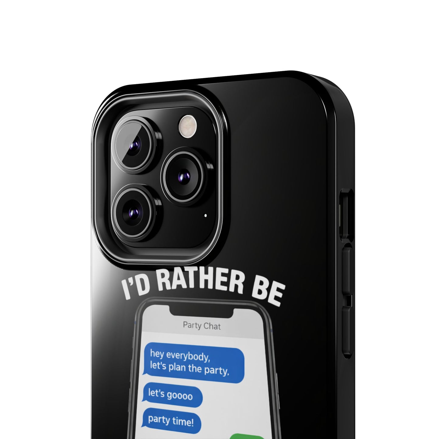 I'd Rather Be A Green Bubble — Tough iPhone Case - Green Bubble Mafia