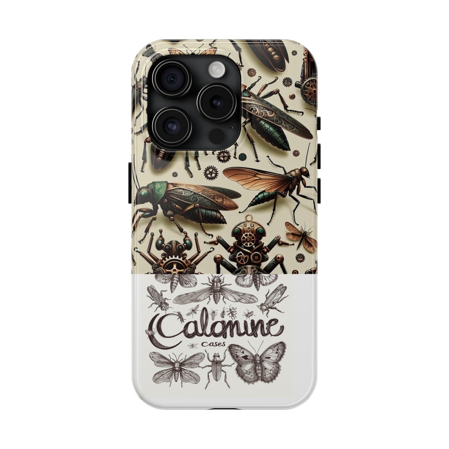 Mechanical Flutterbugs Phone Case by Calamine Cases