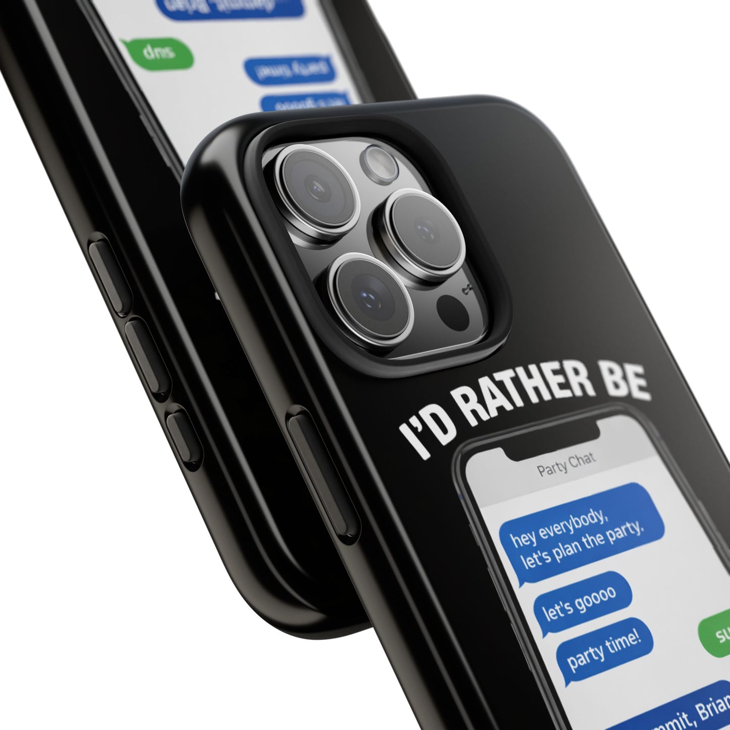 I'd Rather Be A Green Bubble — Tough iPhone Case - Green Bubble Mafia