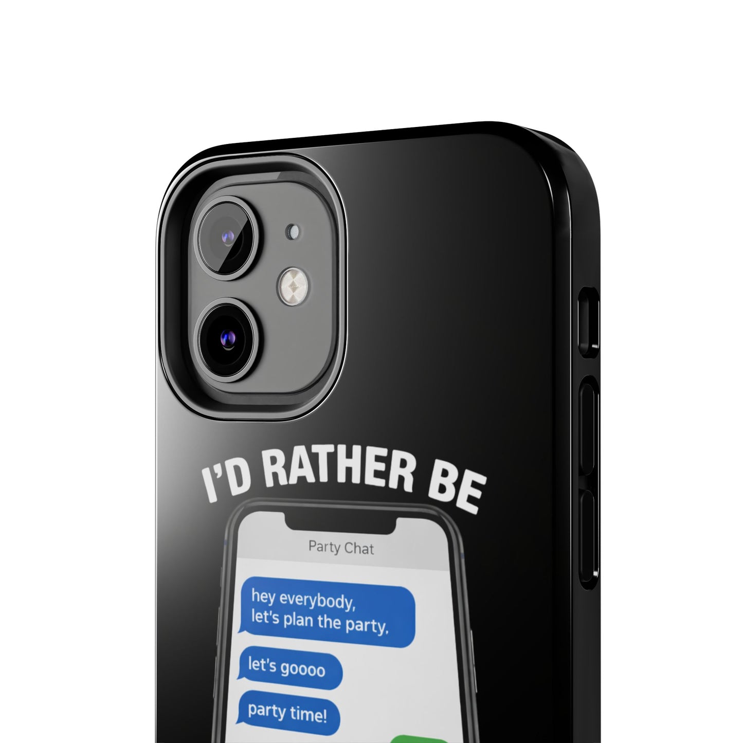 I'd Rather Be A Green Bubble — Tough iPhone Case - Green Bubble Mafia