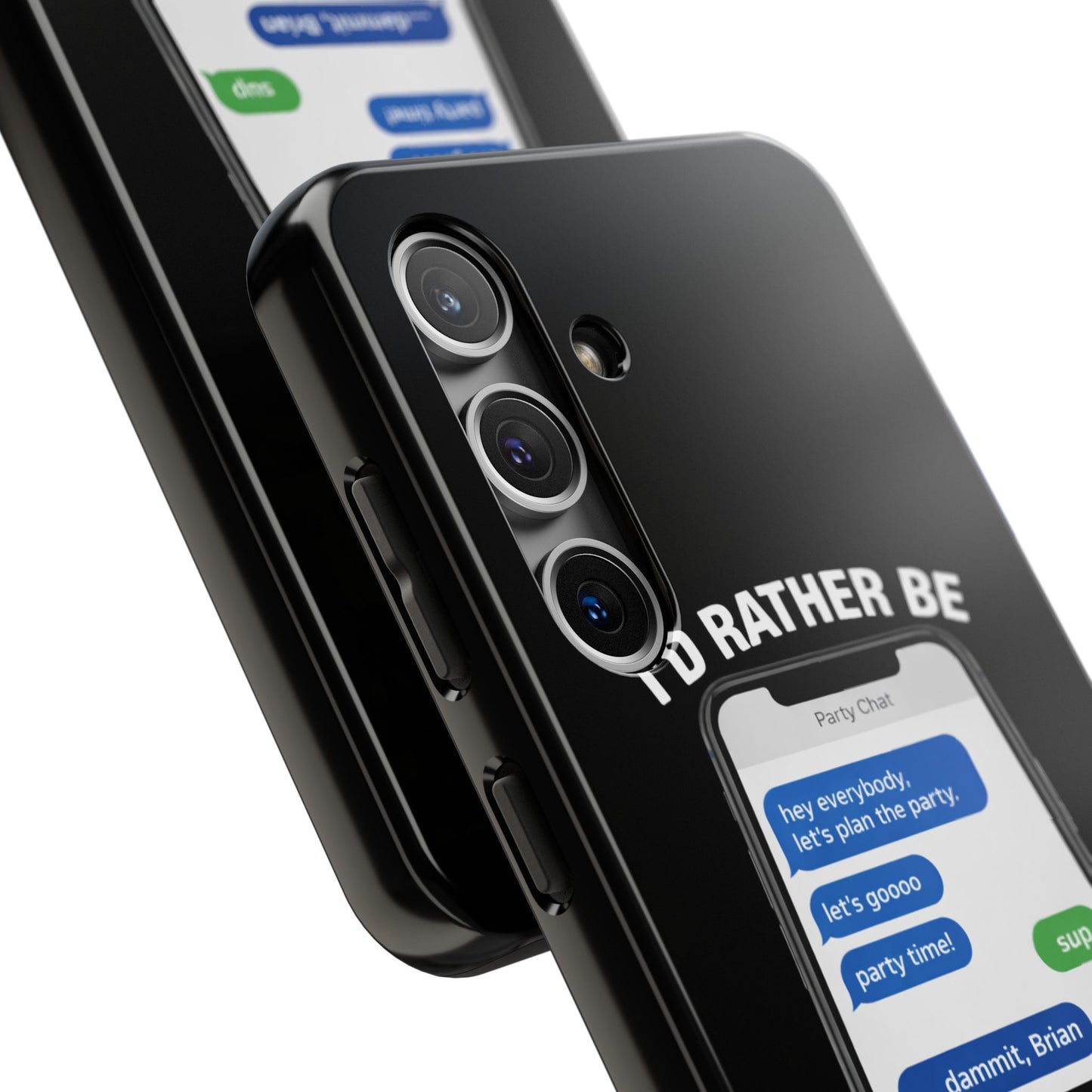 I'd Rather Be A Green Bubble — Tough iPhone Case - Green Bubble Mafia