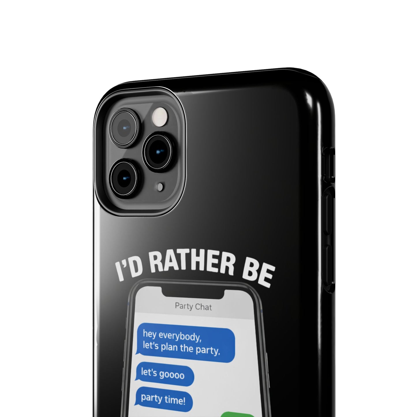 I'd Rather Be A Green Bubble — Tough iPhone Case - Green Bubble Mafia