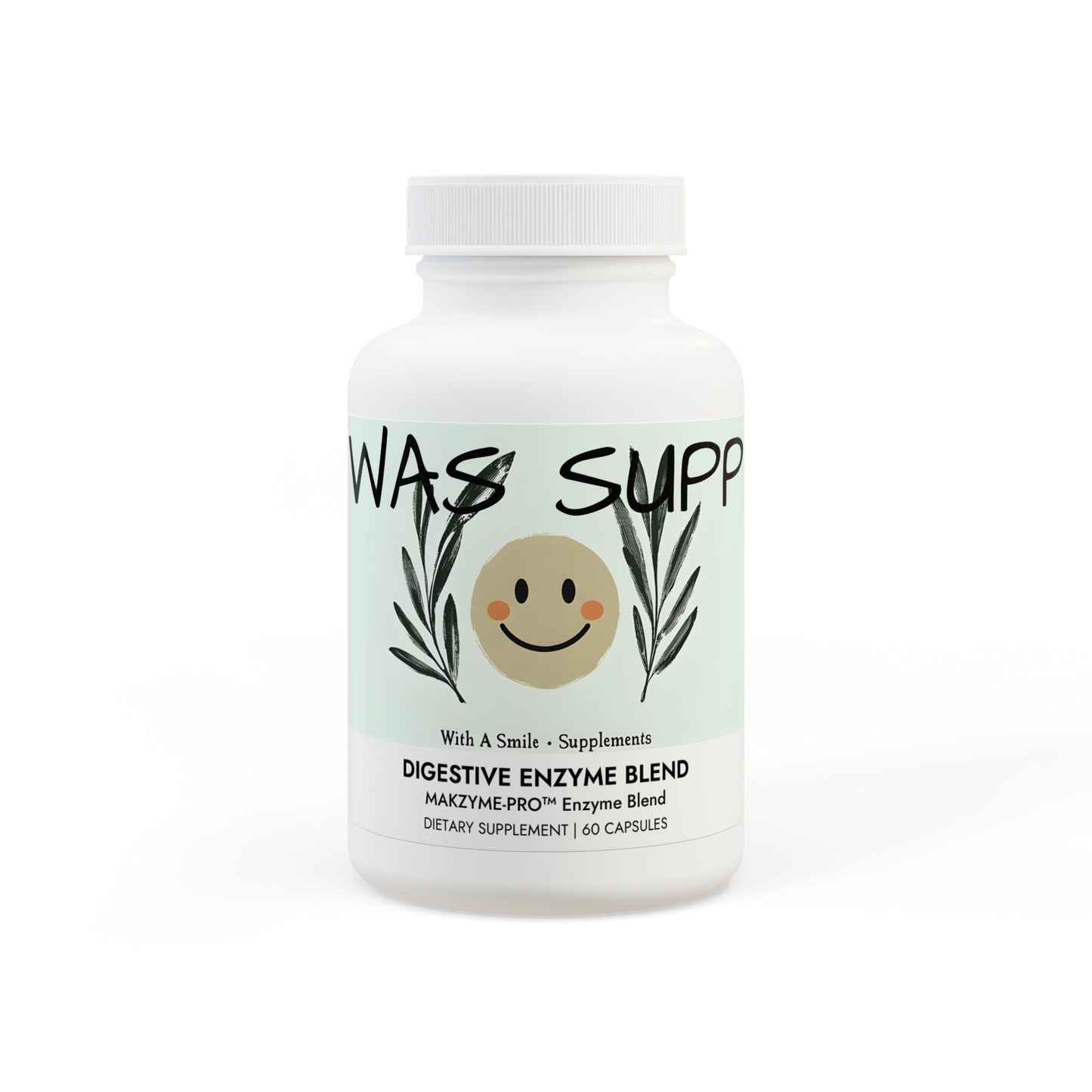 With A Smile Digestive Enzyme Boost: Happy Gut, Happy Life!