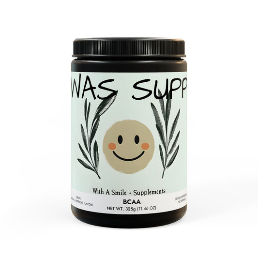 With A Smile BCAA Grape Blast: Power Through, Recover Strong! (325g, 11.46oz, 50 servings)