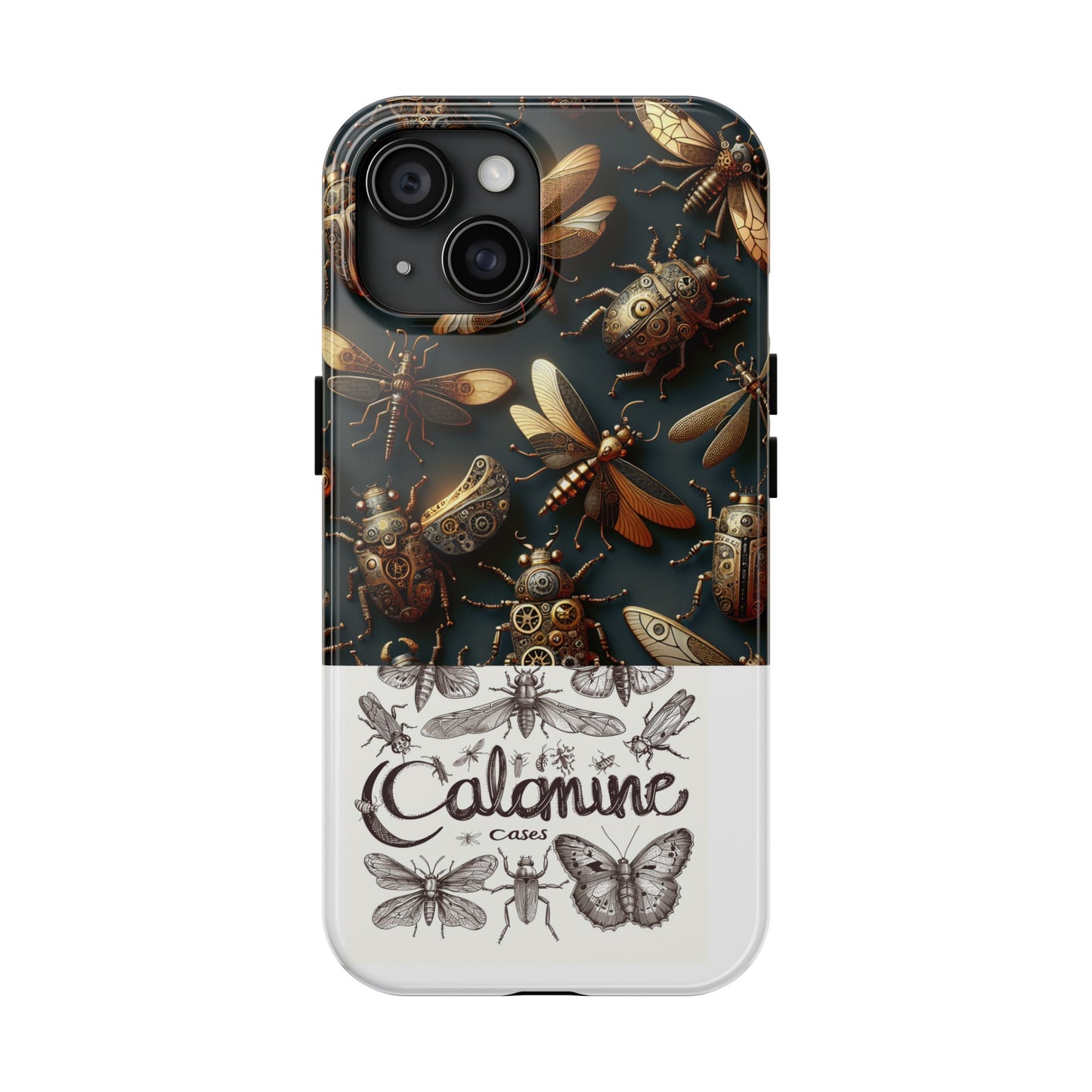 Mechanical Winged Beauties Phone Case by Calamine Cases