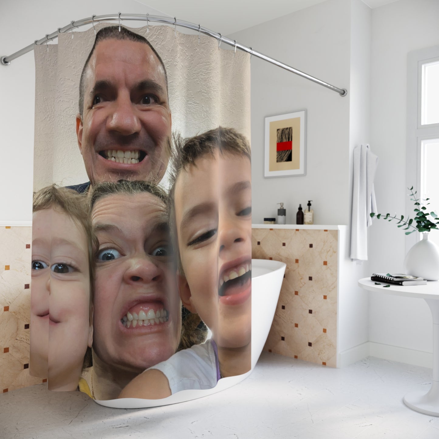 Hogan Family Shower Curtain