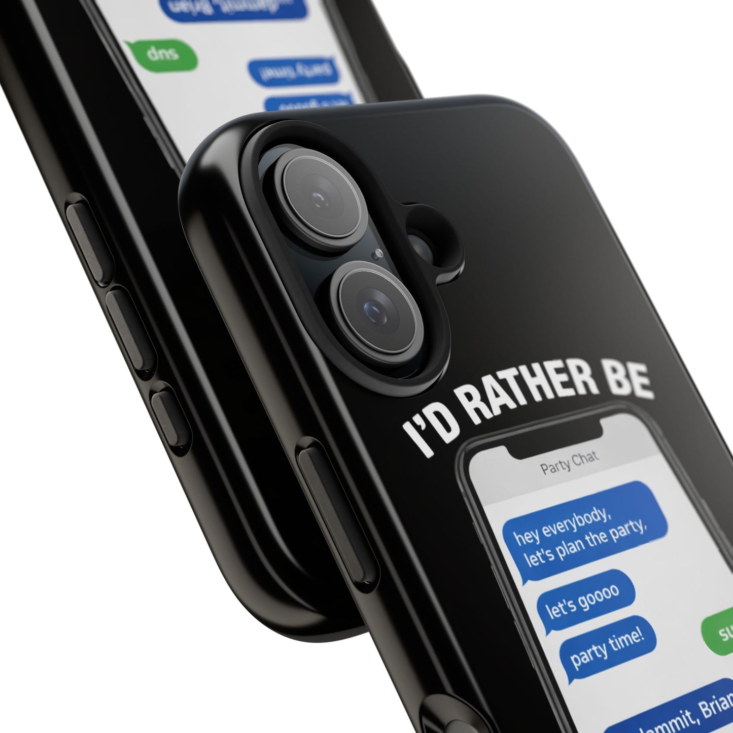 I'd Rather Be A Green Bubble — Tough iPhone Case - Green Bubble Mafia