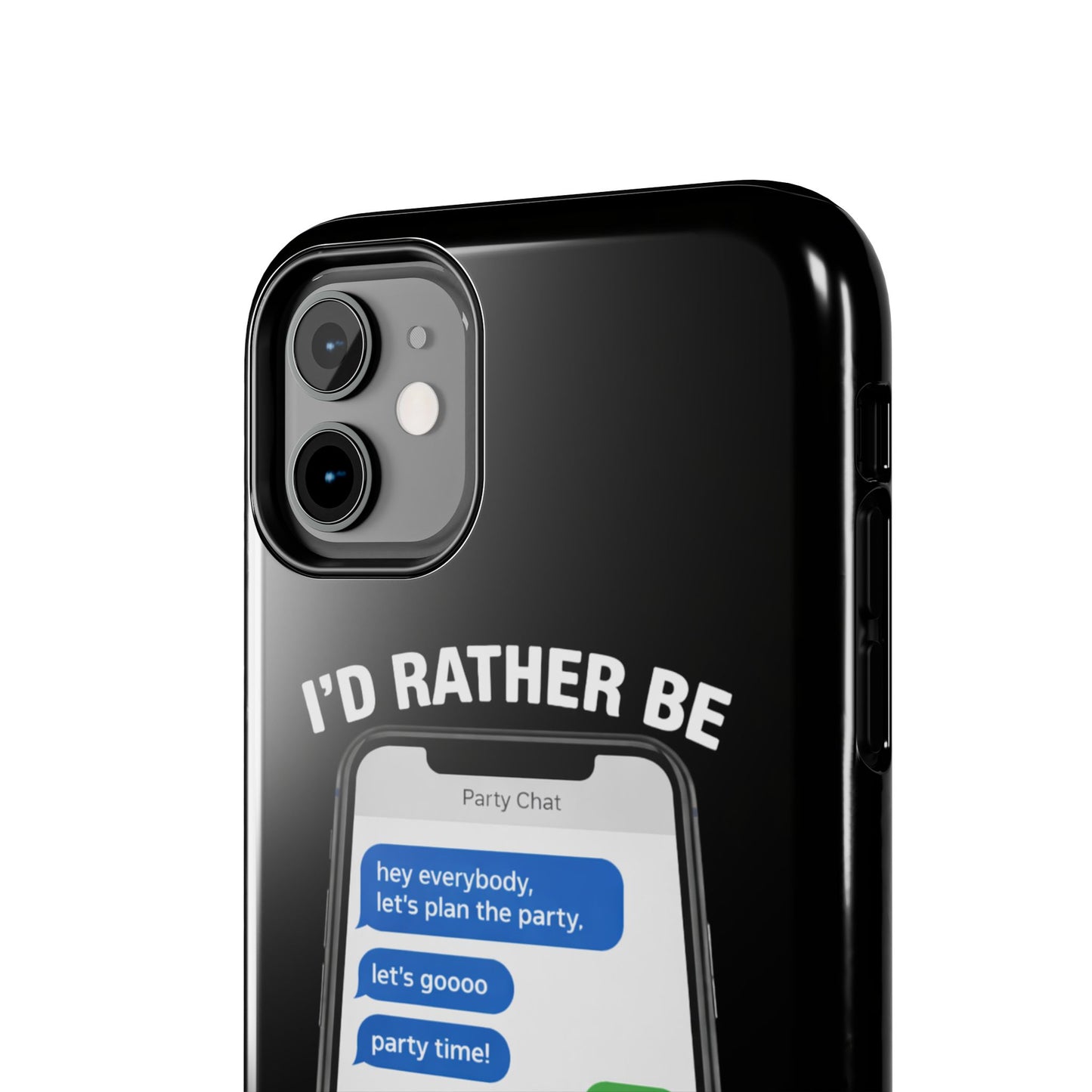 I'd Rather Be A Green Bubble — Tough iPhone Case - Green Bubble Mafia