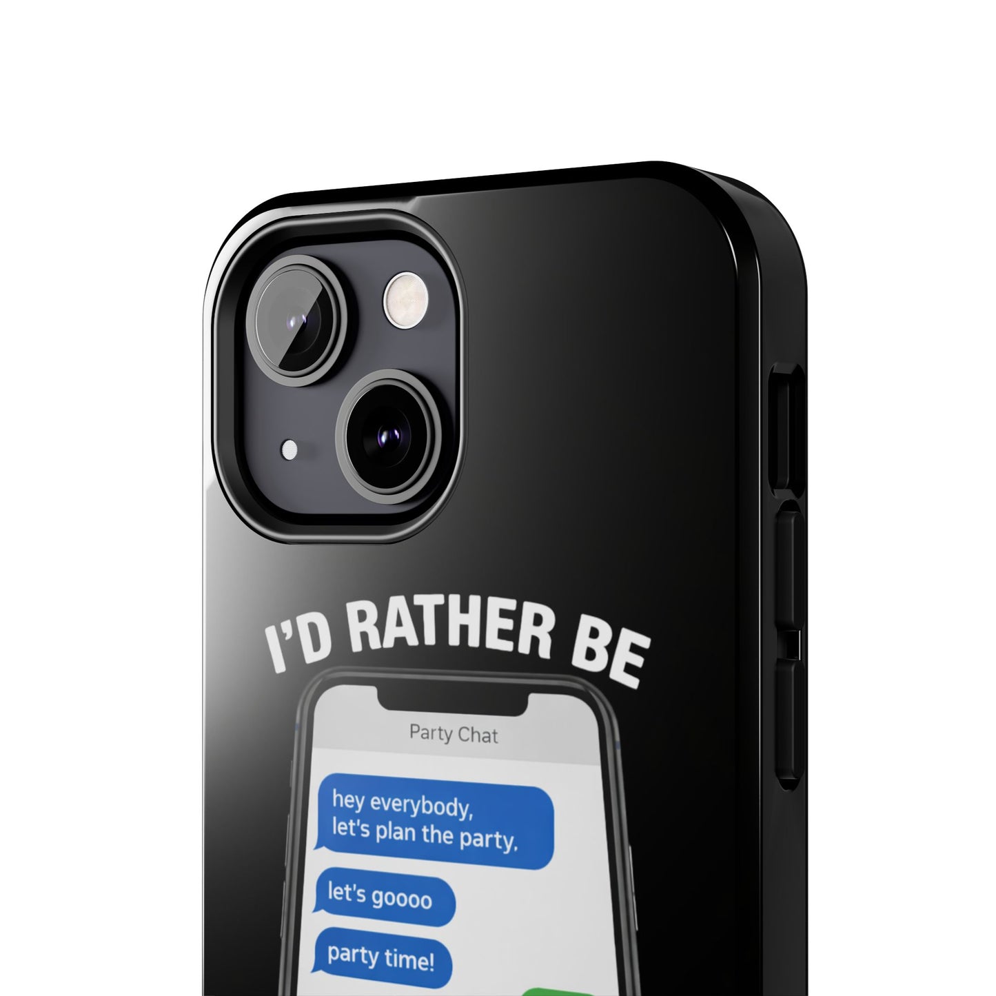 I'd Rather Be A Green Bubble — Tough iPhone Case - Green Bubble Mafia