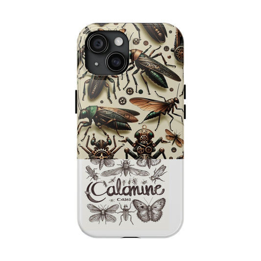 Mechanical Flutterbugs Phone Case by Calamine Cases