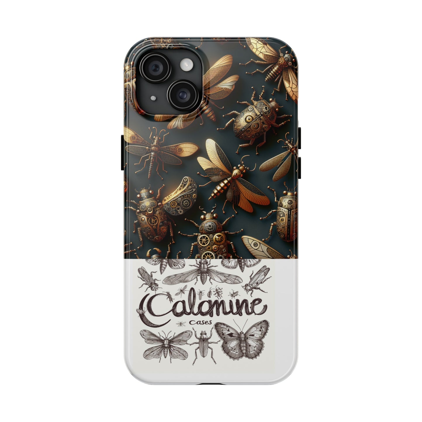 Mechanical Winged Beauties Phone Case by Calamine Cases