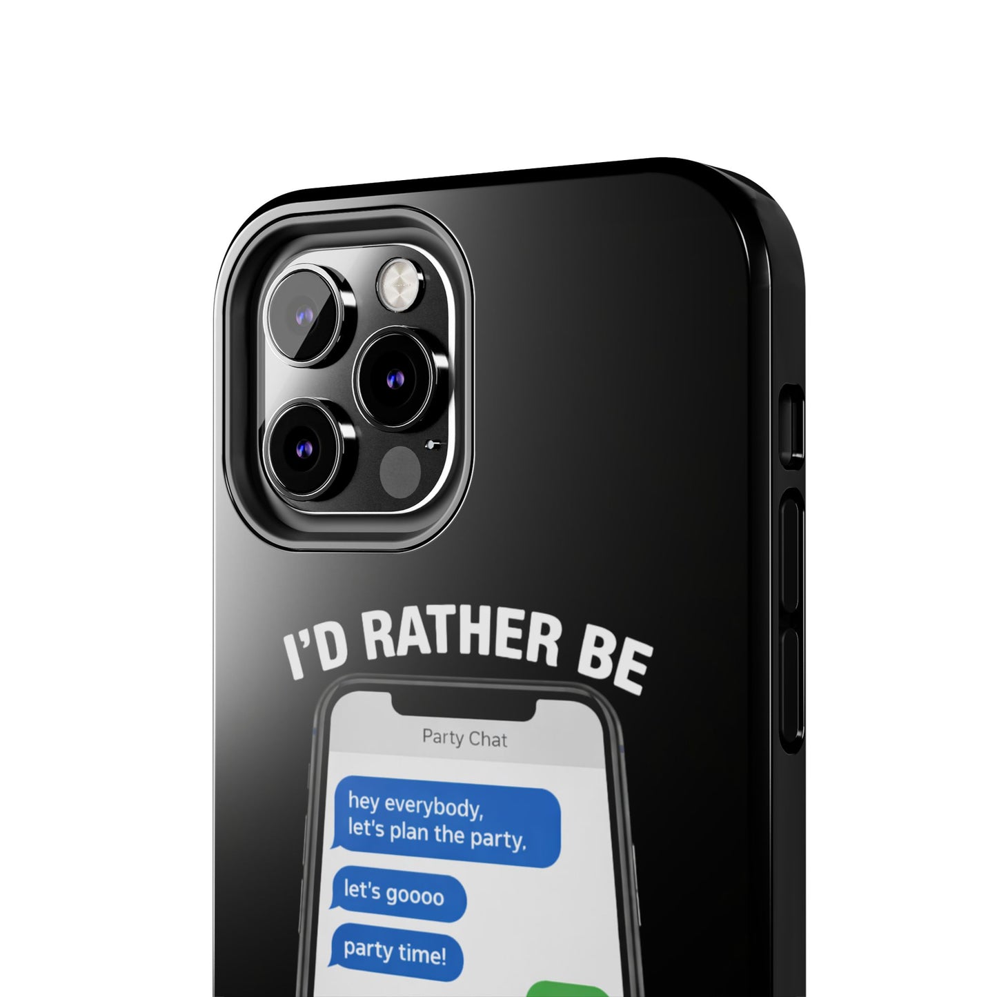 I'd Rather Be A Green Bubble — Tough iPhone Case - Green Bubble Mafia