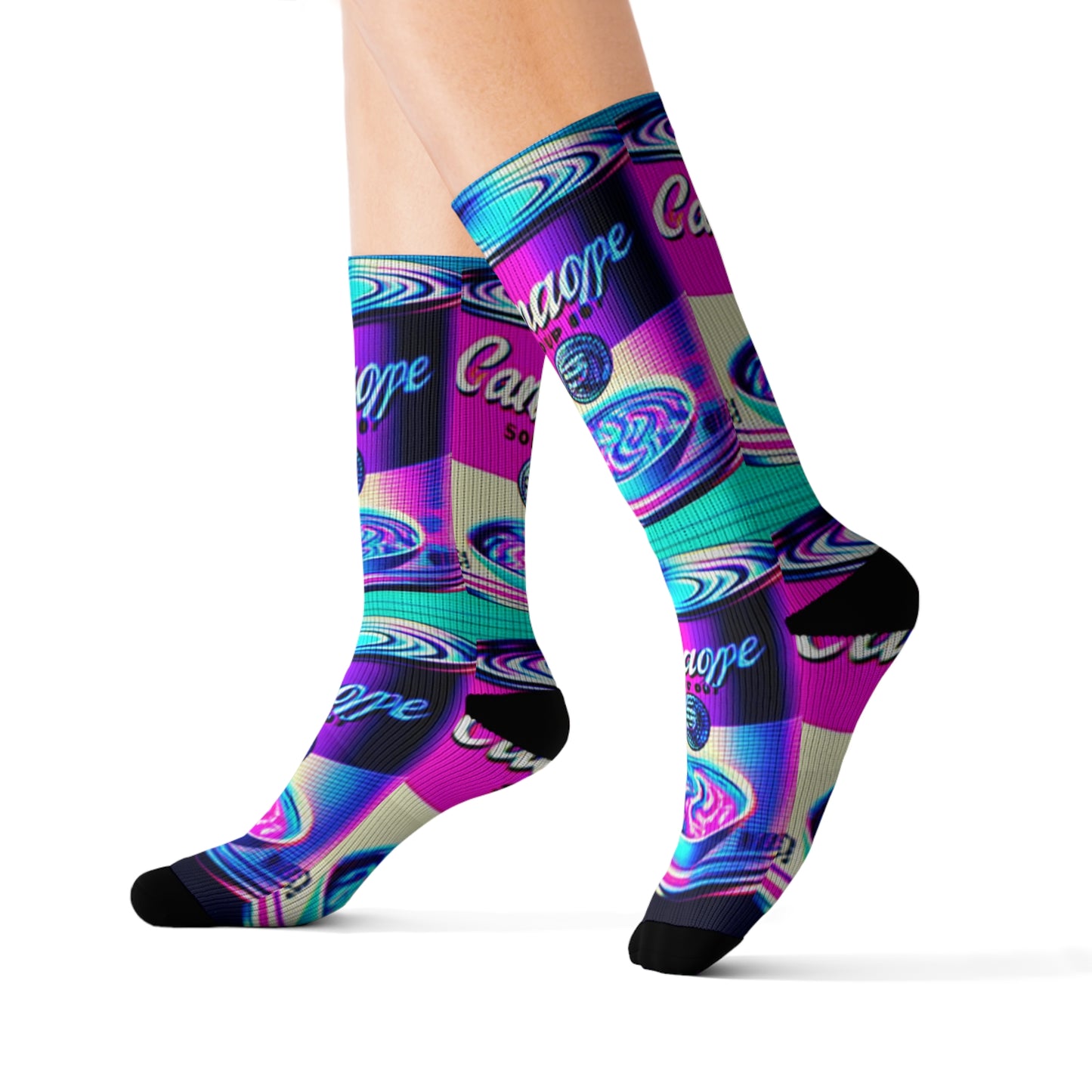 Canned Whimsy- Soupy Socks