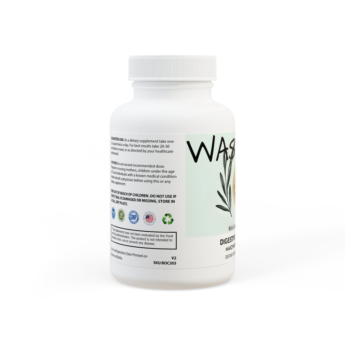 With A Smile Digestive Enzyme Boost: Happy Gut, Happy Life!