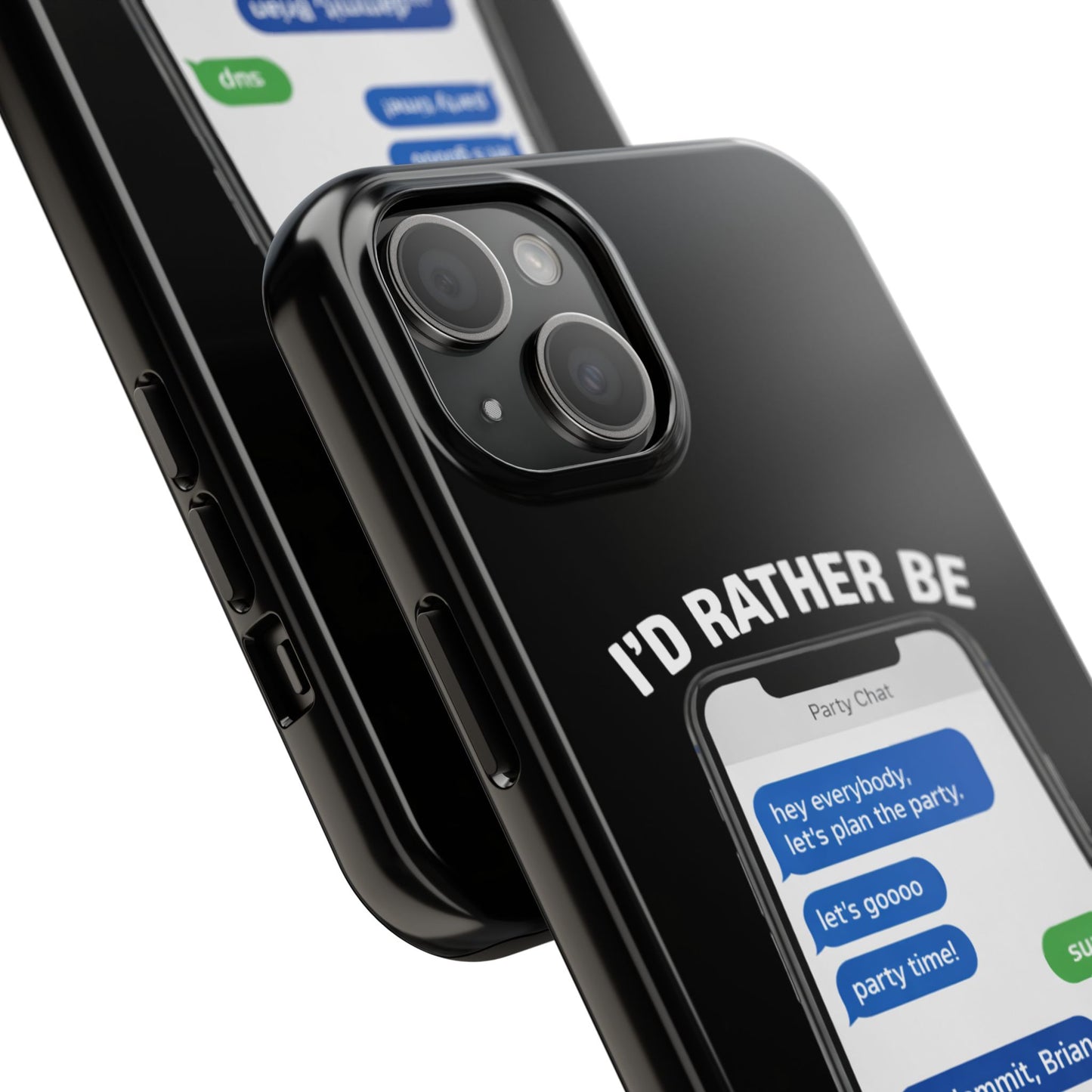 I'd Rather Be A Green Bubble — Tough iPhone Case - Green Bubble Mafia